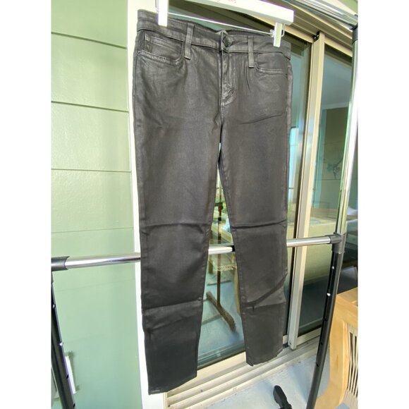 Vintage Joes Y2K Coated Denim Jeans Black Size 29 Made in USA - Picture 1 of 6